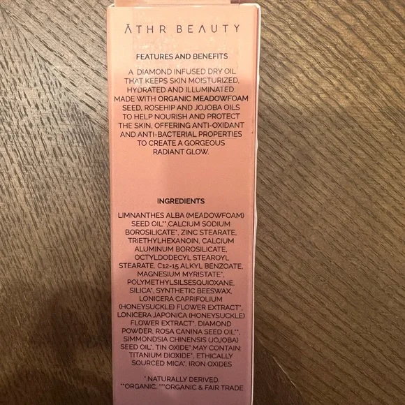 🦄✨NWT | ATHR BEAUTY Dessert Moon Illuminating Oil | Dry Oil | 30 ML ✨🦄 - Picture 7 of 8